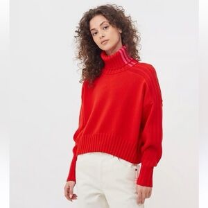Adidas X Ivy Park Red Turtleneck Sweater